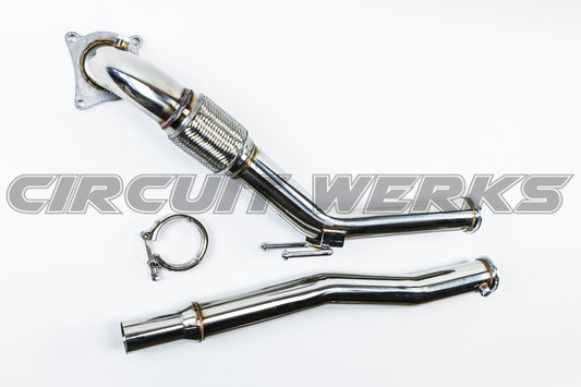 06-14 Golf GTi MK6 MKVI 2.0T Exhaust Volkswagen Turbo DeCat Downpipe 2.0L MK 6 (CCTA)