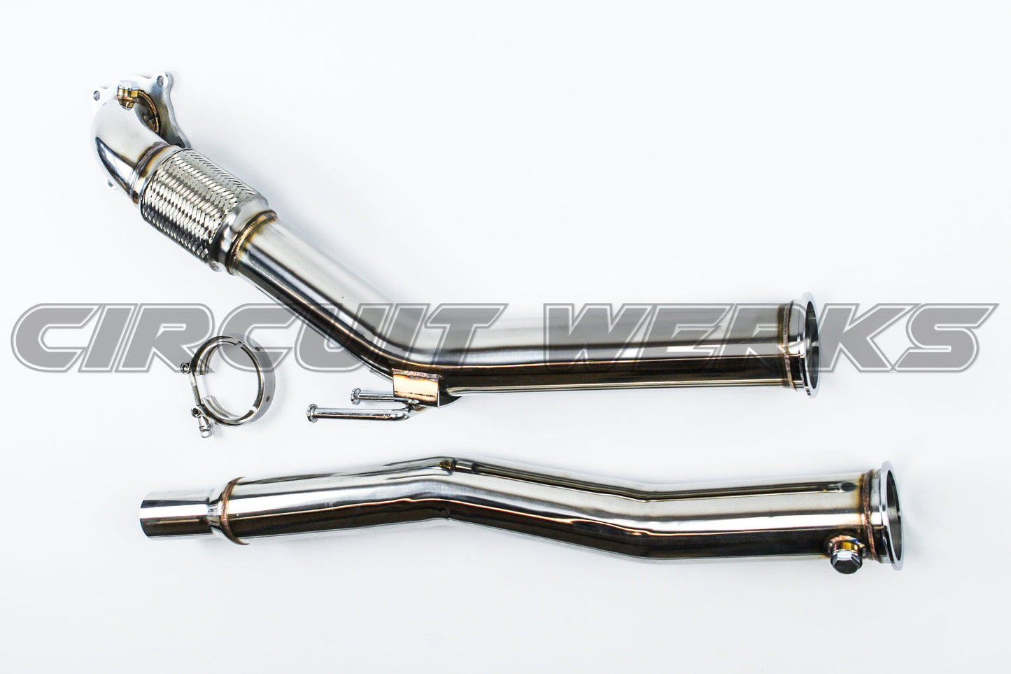 06-14 Golf GTi MK6 MKVI 2.0T Exhaust Volkswagen Turbo DeCat Downpipe 2.0L MK 6 (CCTA)