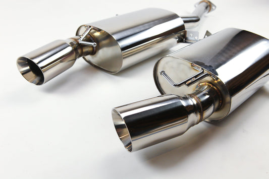 07-10 BMW 335iX AWD E90 E92 N54 Twin Turbo Catback Exhaust Sedan Coupe Thick Wall Tip