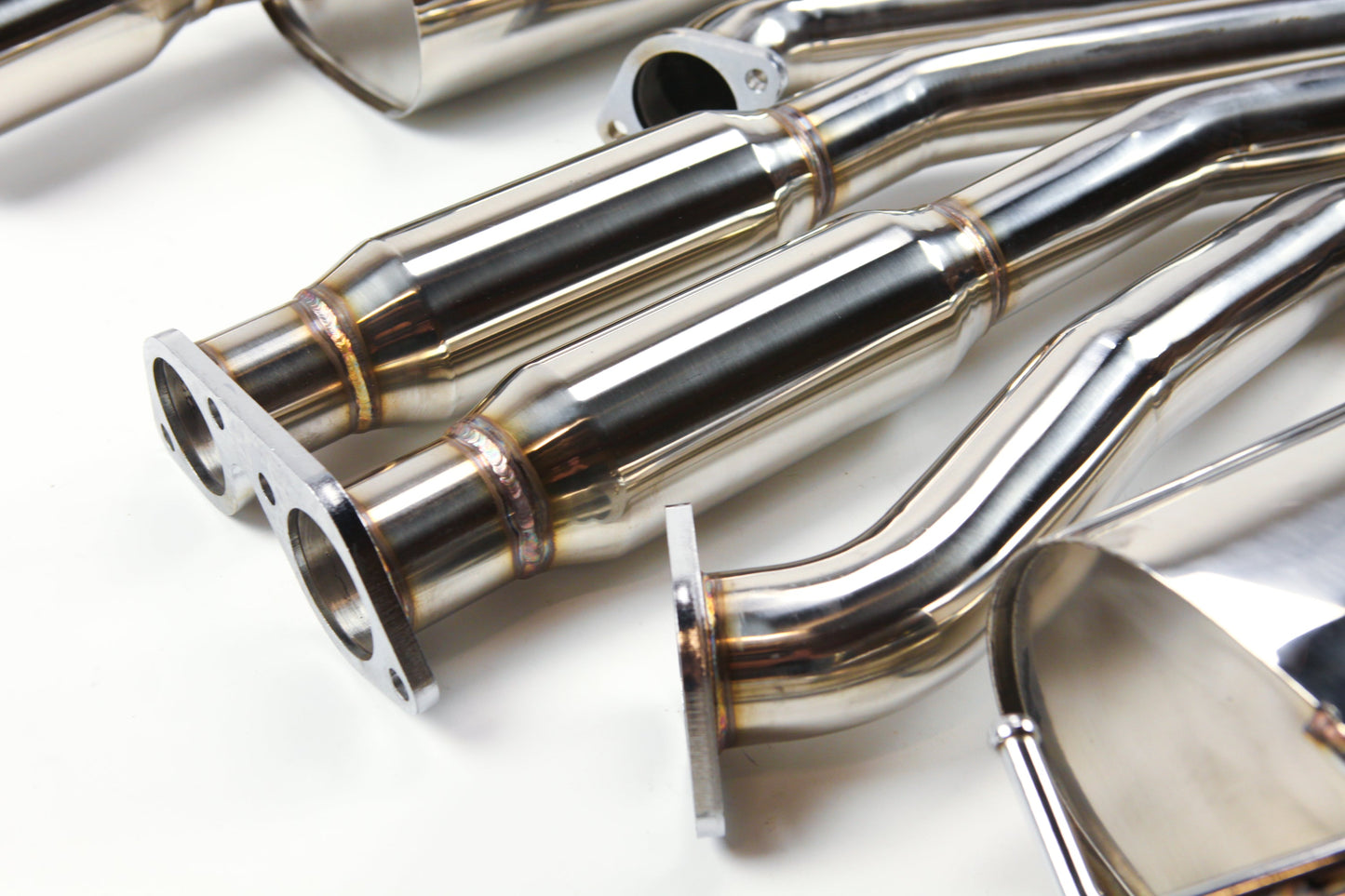 07-13 BMW 335i E90 E92 N54 N55 Twin Turbo Catback Exhaust Sedan Coupe Thick Wall Tip
