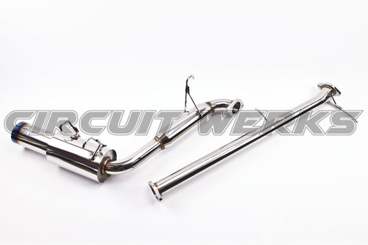 89-97 Mazda Miata MX-5 B6ZE (RS) Catback Exhaust 1.6L Burnt Tip