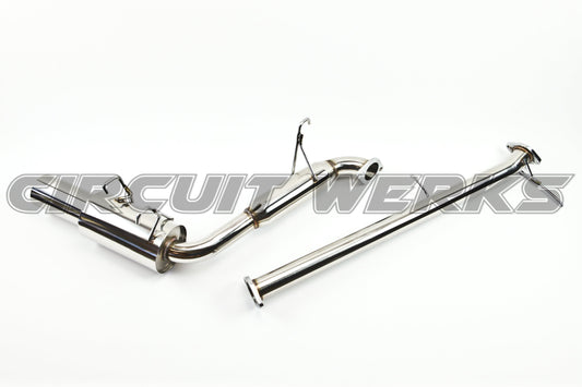 89-93 Mazda Miata B6ZE MX5 1.6 Polished Catback Exhaust System