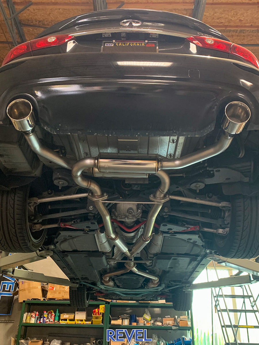 Revel Medallion Touring-S Exhaust System for 2016 Infiniti Q50 2.0t RWD/3.0t RWD/Red Sport 400 AWD/RWD & 2014 -2015 Infiniti Q50 AWD/RWD/Hybrid RWD/ Q50S AWD/RWD