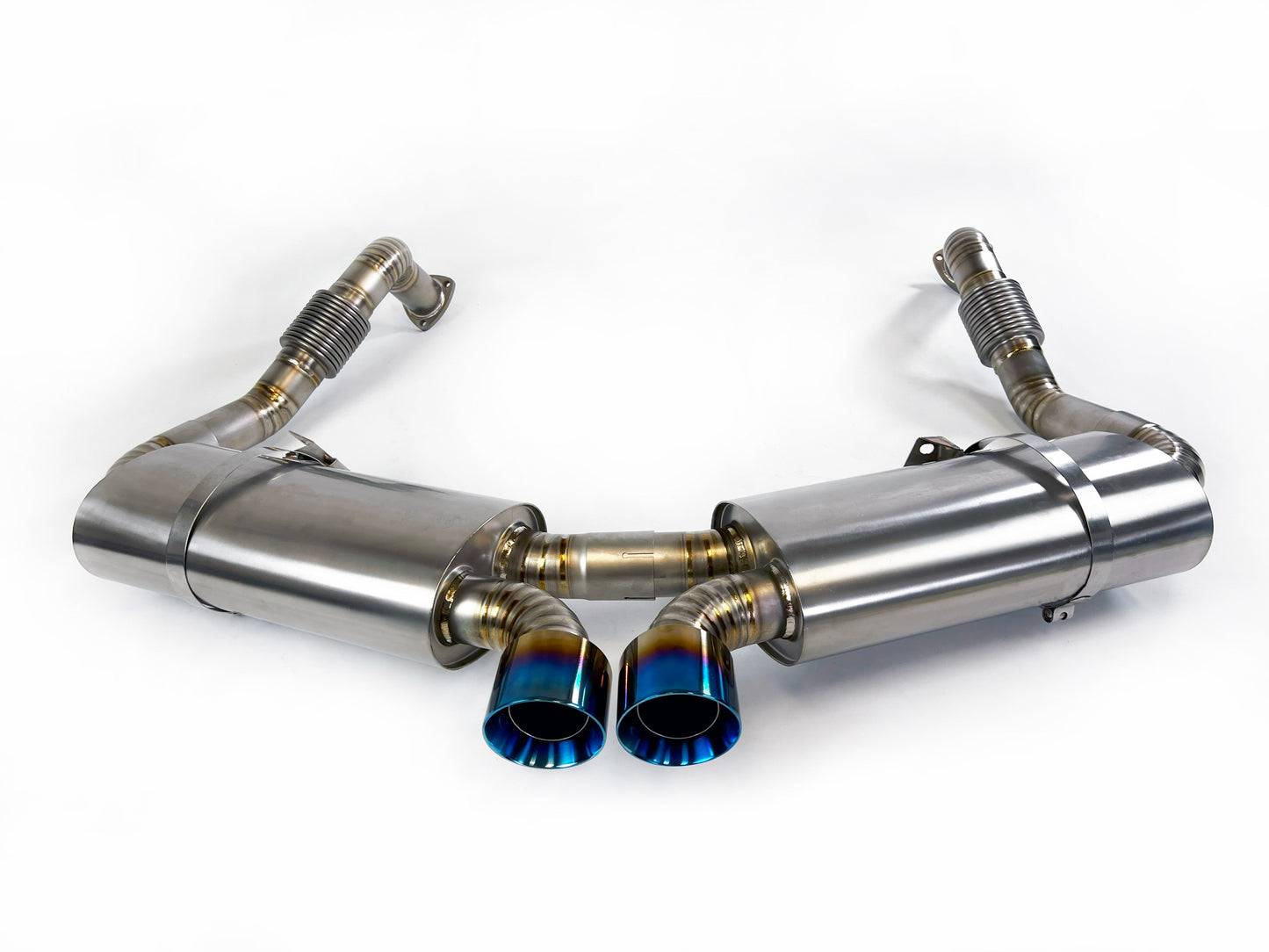 05-08 Porsche 987.1 Boxster/Cayman V2 Titanium Catback Exhaust Burnt Tip