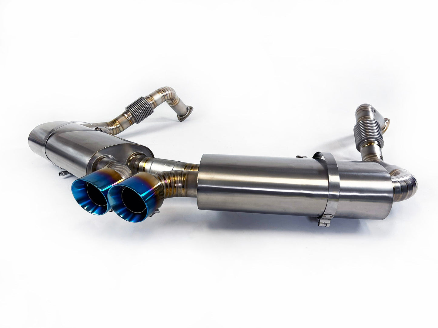 05-08 Porsche 987.1 Boxster/Cayman V2 Titanium Catback Exhaust Burnt Tip