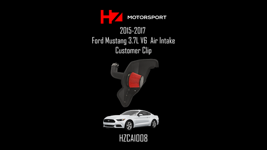 HZ Motorsport's Air Intake Kit for the 2015-2017 Ford Mustang 3.7L V6 provided by a local customer!
