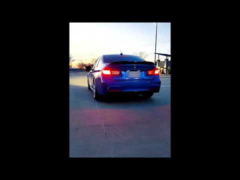 2012-2015 BMW 335i (F30) Performance Sport Axle Back Burnt Tips