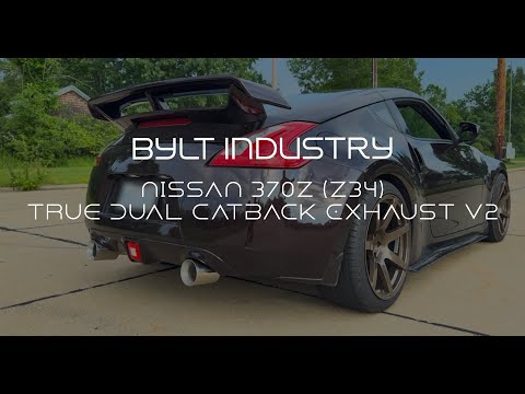 2009-2020 Nissan 370Z (z34) VQ37VHR True Dual Catback Exhaust V2