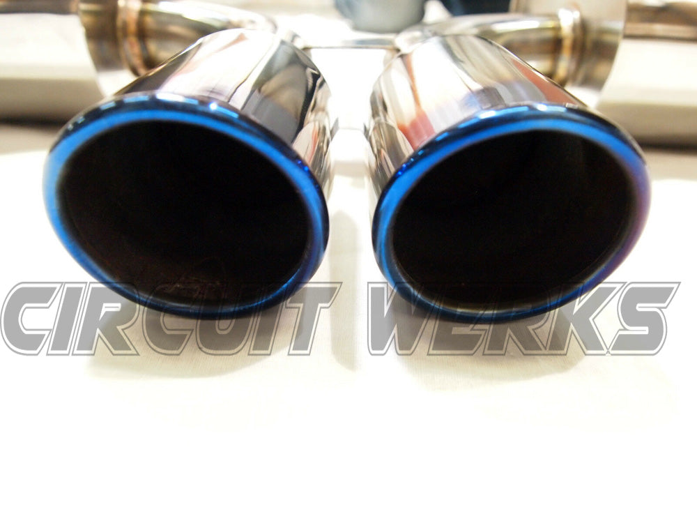 05-08 Porsche Boxster Cayman 987.1 Catback Exhaust System w/ Burnt Tips