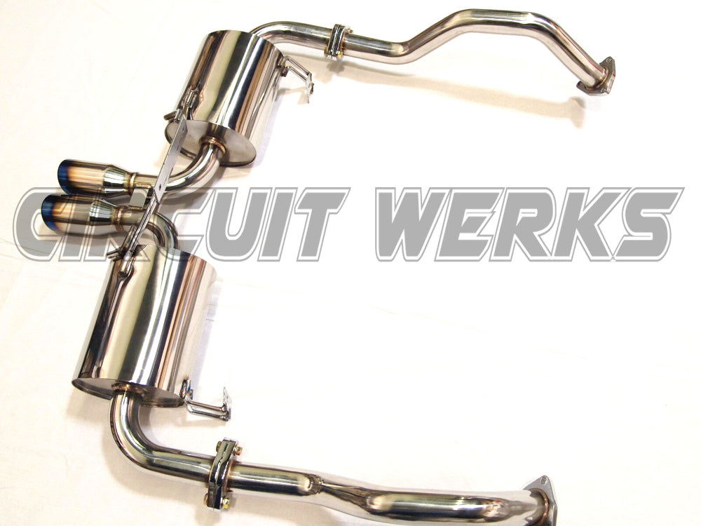05-08 Porsche Boxster Cayman 987.1 Catback Exhaust System w/ Burnt Tips