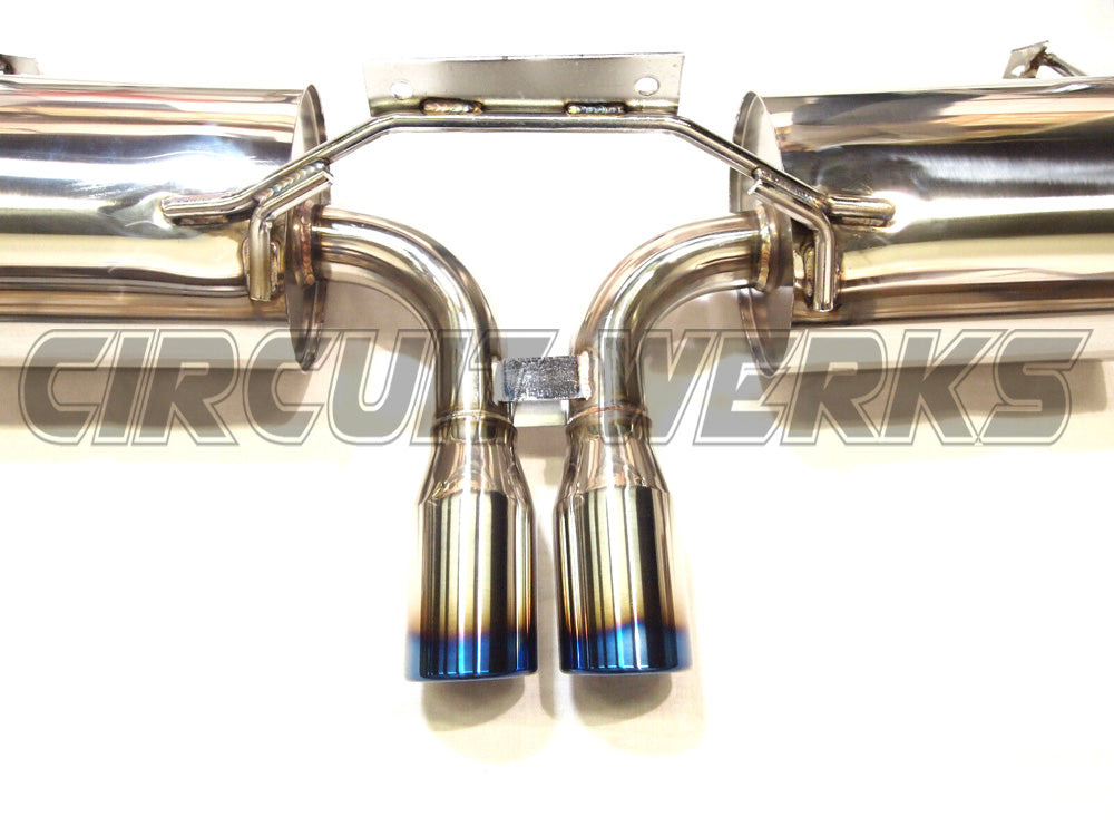 05-08 Porsche Boxster Cayman 987.1 Catback Exhaust System w/ Burnt Tips