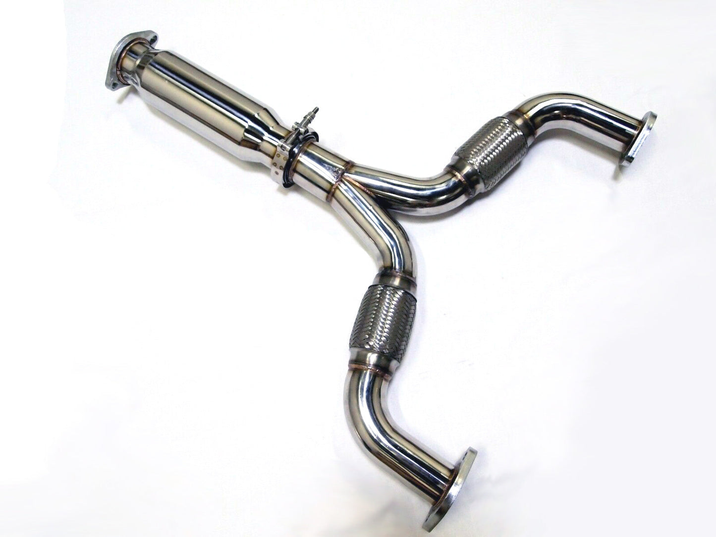 03-15 Nissan 350Z 370Z Fairlady Resonated Y Pipe Mid Pipe Exhaust
