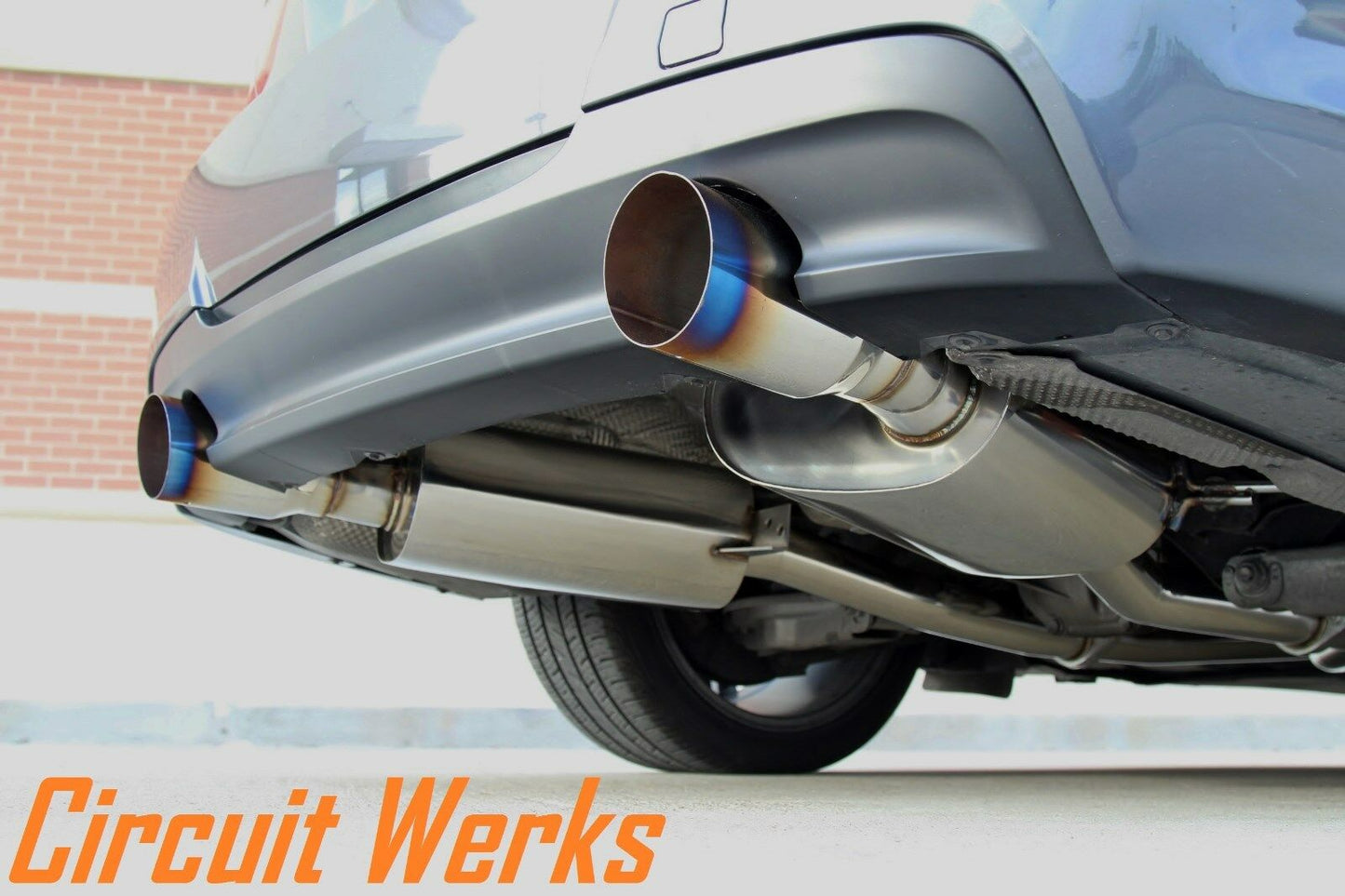 07-10 BMW 335i E90 E92 Twin Turbo N54 Full Catback Exhaust w/ BURNT TIPS