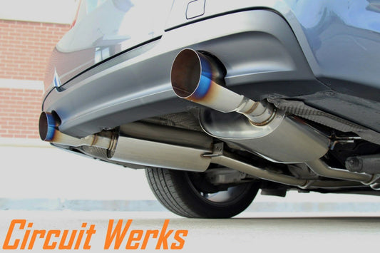 07-10 BMW 335i E90 E92 Twin Turbo N54 Full Catback Exhaust w/ BURNT TIPS
