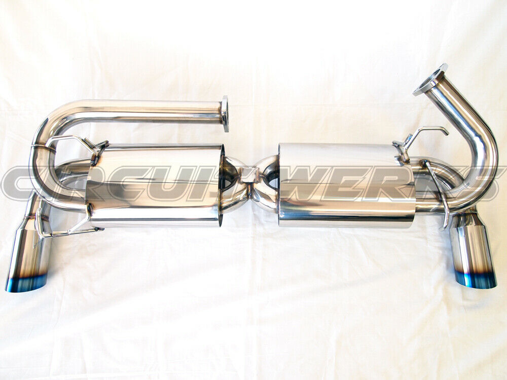 1991-2005 Acura NSX Catback Exhaust System Xpipe Twin Muffler *Burnt Tips*