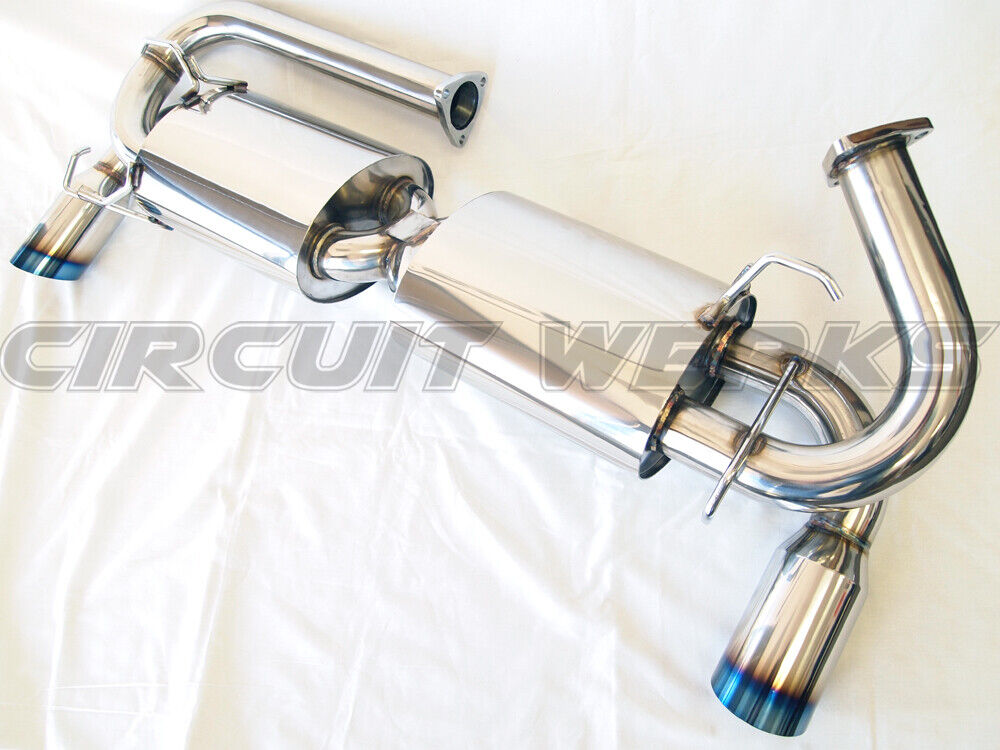 1991-2005 Acura NSX Catback Exhaust System Xpipe Twin Muffler *Burnt Tips*