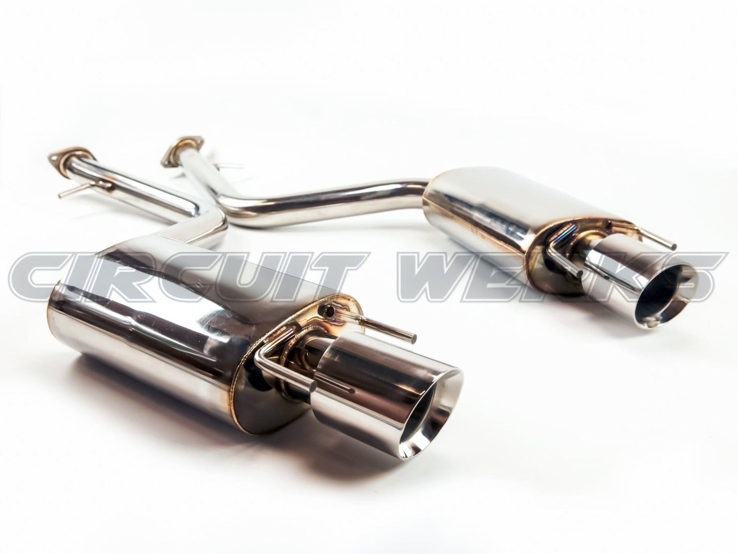 2014-2024 IS IS250 IS350 IS200T RWD AWD Rear Axle-Back Exhaust System Muffler w/ Tips