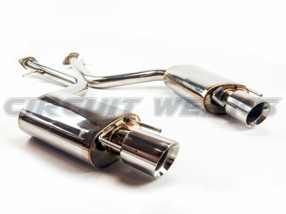 2014-2024 IS IS250 IS350 IS200T RWD AWD Rear Axle-Back Exhaust System Muffler w/ Tips