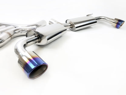 2022-2025 Volkswagen Golf GTI MK8 Catback Exhaust Burnt Tip