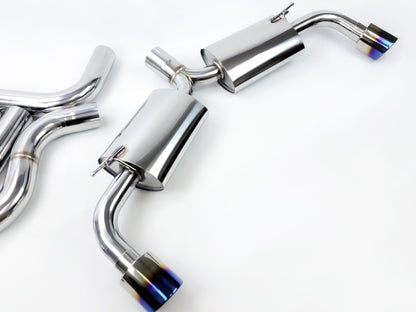 2022-2025 Volkswagen Golf GTI MK8 Catback Exhaust Burnt Tip