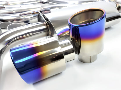 2022-2025 Volkswagen Golf GTI MK8 Catback Exhaust Burnt Tip