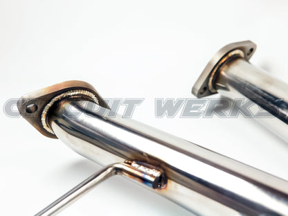 2014-2024 IS IS250 IS350 IS200T RWD AWD Rear Axle-Back Exhaust System Muffler w/ Tips