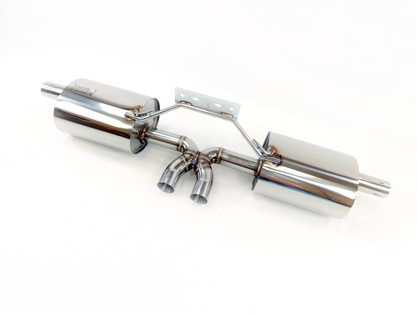 Circuit Werks 97-04 Porsche Boxster 986 V2 Polished Muffler Only