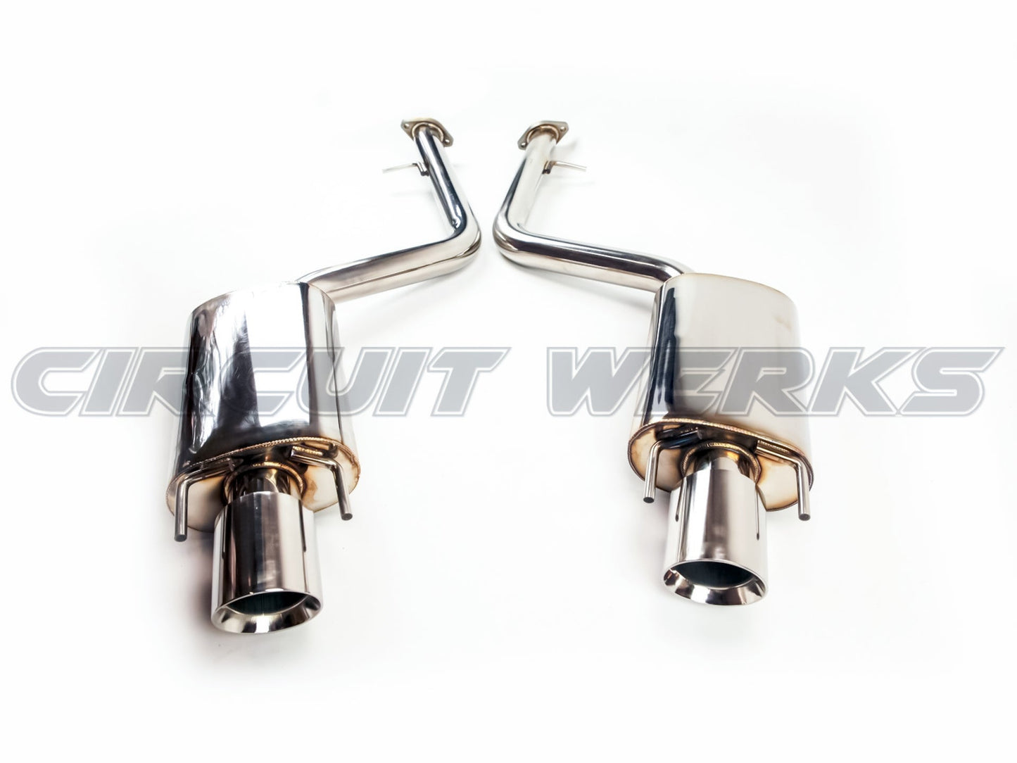 2014-2024 IS IS250 IS350 IS200T RWD AWD Rear Axle-Back Exhaust System Muffler w/ Tips