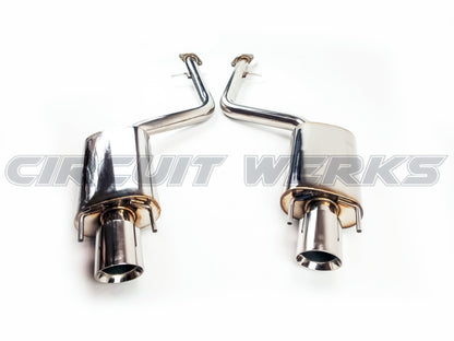 2014-2024 IS IS250 IS350 IS200T RWD AWD Rear Axle-Back Exhaust System Muffler w/ Tips