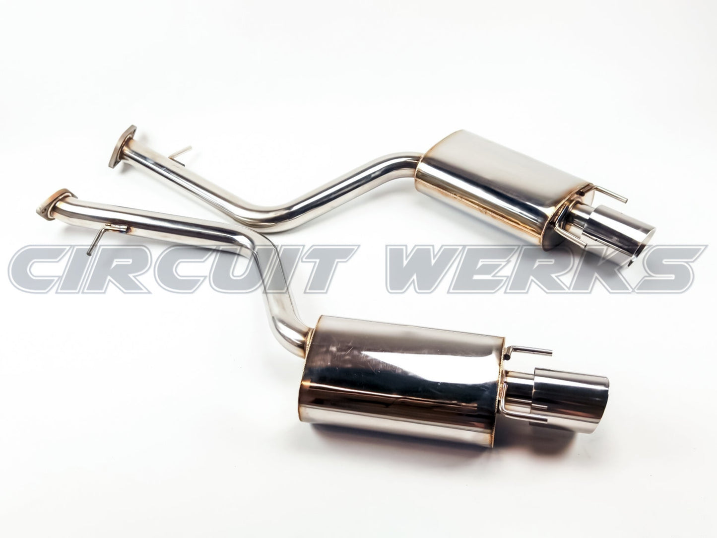 2014-2024 IS IS250 IS350 IS200T RWD AWD Rear Axle-Back Exhaust System Muffler w/ Tips