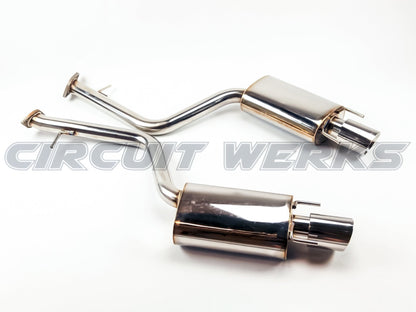 2014-2024 IS IS250 IS350 IS200T RWD AWD Rear Axle-Back Exhaust System Muffler w/ Tips