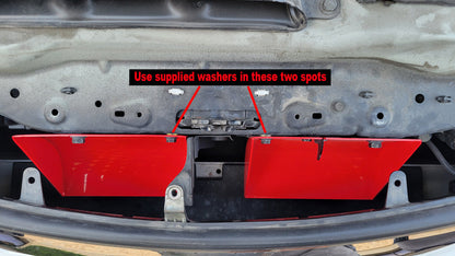 ISF Lexus Intake Duct Scoop Ram Air RED