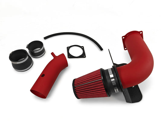 1999-2004 Ford Mustang 3.8L 3.9L V6 SN95 New Edge Cold Air Intake Wrinkle Red