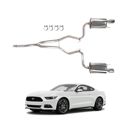2015-2023 Ford Mustang Ecoboost 2.3T Catback Without Active Exhaust