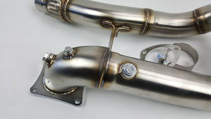 FK8 2017-21 Civic Type R downpipe  3" Full Turbo Downpipe Down Mid Exhaust Pipe
