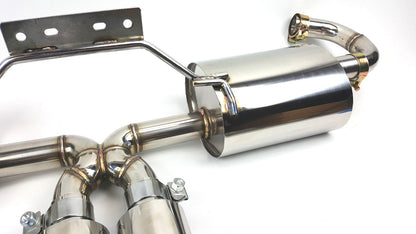 97-04 Porsche Boxster 986 V2 Polished Catback Exhaust System w/ C Pipes