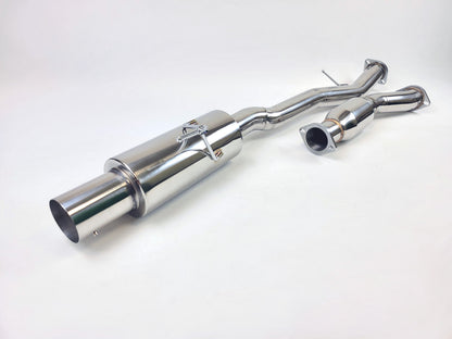 2003-2009 Nissan 350Z Z33 350 Z Single Muffler 4" Exit Catback Exhaust System