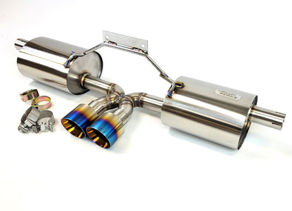 97-04 Porsche Boxster 986 V2 Catback Exhaust System with Burnt Tips