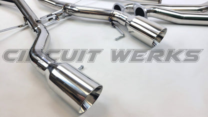 07-13 BMW 335i E90 E92 RWD Twin Turbo N54 Full Mufflerless Catback Exhaust
