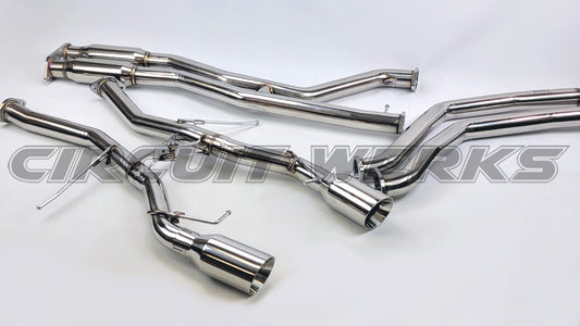 07-13 BMW 335i E90 E92 RWD Twin Turbo N54 Full Mufflerless Catback Exhaust