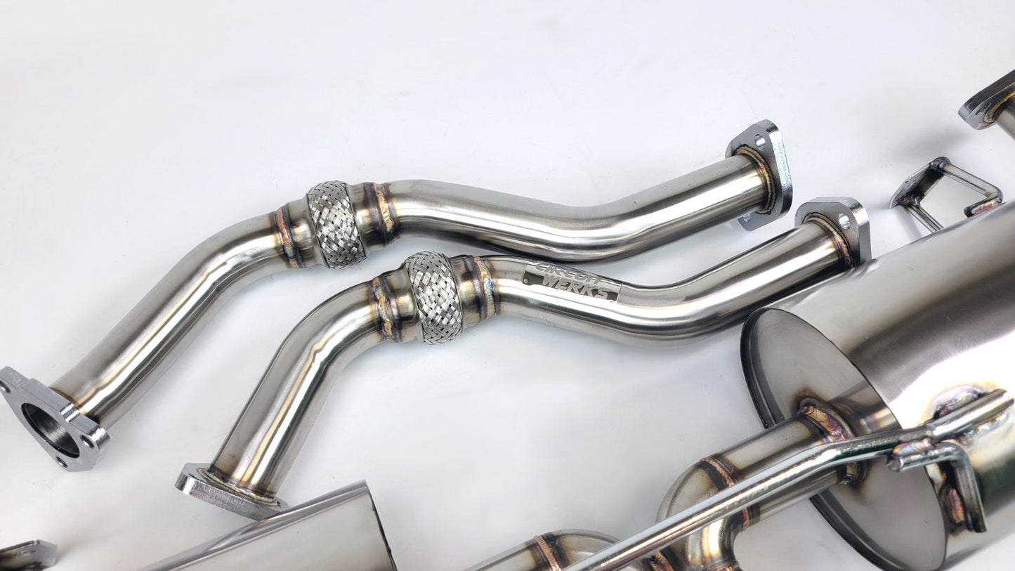 2005-2008 Porsche Boxster Cayman 987 V1.5 Exhaust with X Pipe 987.1