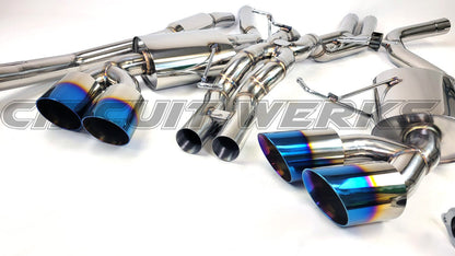 2015+ Porsche Macan GTS, S, Turbo Burnt Tip Complete Downpipe Test Pipe and Exhaust