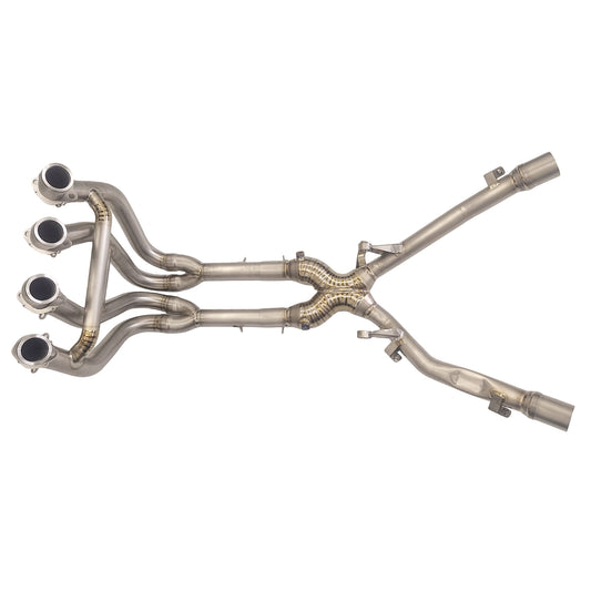 2022+ Suzuki Hayabusa (GSX1300R) Full Titanium Exhaust Manifold Front Section