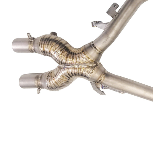 2022+ Suzuki Hayabusa (GSX1300R) Full Titanium Exhaust Manifold Front Section
