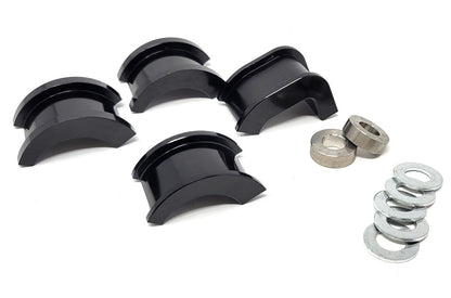 Solid Aluminum Steering Rack Bushing Set Nissan S13 240sx Silvia Black 1984-1993