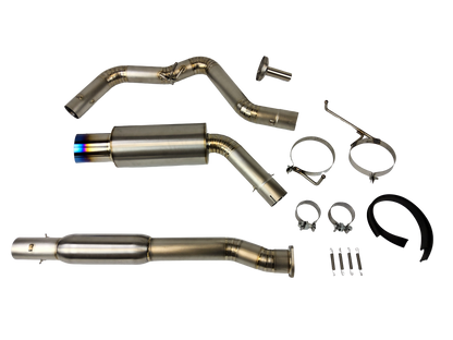08-21 Subaru WRX & 11-21 Subaru STI Sedan Burnt Tip Single Exit Exhaust