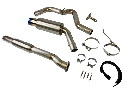 08-21 Subaru WRX & 11-21 Subaru STI Sedan Burnt Tip Single Exit Exhaust