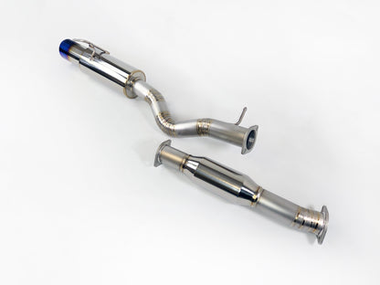 23+ Nissan Z 400Z Single Exit Titanium Burnt Tip Exhaust System RZ34