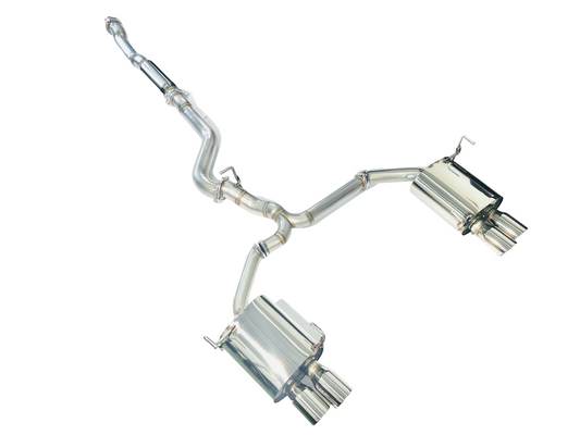 2015-2017 Subaru WRX STI VA Sedan Catback Exhaust Dual Muffler Round Tips