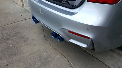 2015+ BMW F80 M3 / F82 M4 Titanium Slip On Angle Cut Exhaust Tip